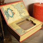 Custom Secret Stash Hollow Book Safe Hiding Flask Hidden Flast Cutout in Secret Book Safe