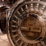 38 ton round vault door at The Security Center in New Orleans