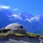 concrete-mushrooms-bunker-albania-6 Concrete Mushroom Bunker in Albania