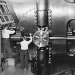 47 ton vault door in the Federal Reserve Bank of Cleveland
