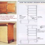Hidden Drawer in Back of Dresser Wooden furniture with secret hidden compartments