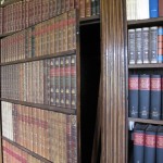 Secret Bookshelf Passage in Castle Secret Faux Bookcase Door in Castle Library