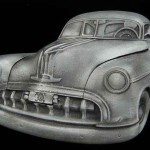 Vintage Chief Car Belt Buckle with Secret Compartment Belt Buckle with Hidden Stash Compartment