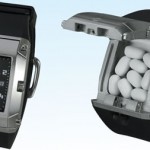 Secure hidden compartment in wrist watch