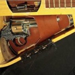 Custom Italian Guitar with Secret Gun Stash Compartment