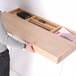 Sliding shelf with hidden internal compartments