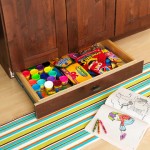 Hidden Kids Drawer Under Cabinets