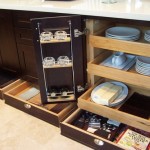 Hidden Drawer Compartment in Cabinet and Furniture Toekick