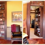 Hidden Bookcase Door Secret moving bookcase passage