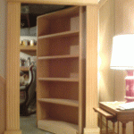 Secret Swing-in Bookcase Door