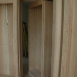 Hidden moving bookshelf door - swing-in