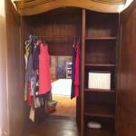 Hidden door to Narnia playroom in wardrobe/closet