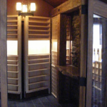 Hidden Doors with Shelves Conceal Secret Wine Cellar