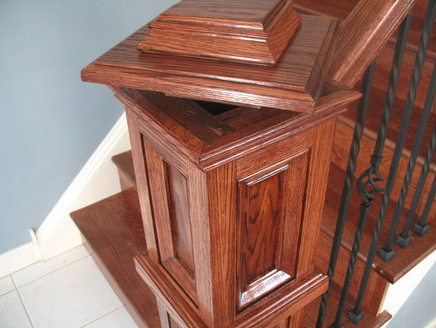 Newel Post Stairs
