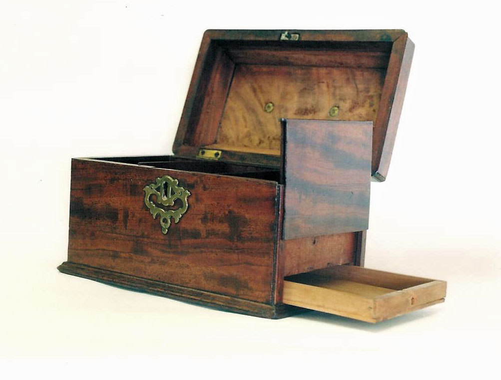 Wooden Box with Secret Compartment