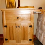 End Table with Hidden Side Drawer