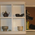 Shelves with Hidden Sliding Compartment