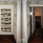 Hidden Room Concealed by Moving Bookcase