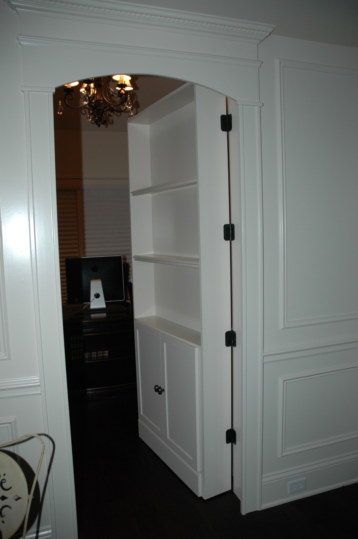 Ideas For Hidden Bookcase Doors For Use In Home Libraries (and 