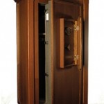 Gun Fire Safe with Wood Panels Applied to Outside