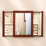Secret Jewelry Drawers Behind Mirror