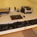 Custom Gun Storage Hidden in Table