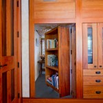 Swing-in Bookshelf Door to Hidden room