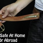 Hidden Zipper Pocket Compartment Belt