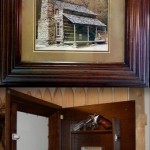 Hidden Gun Storage Behind Picture