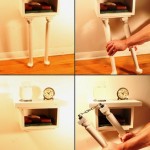 Legs of Table Become Nunchucks