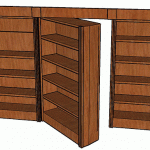 Bookshelf door plans