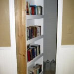 Secret Homemade Swing-In Bookcase Door