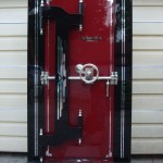 Antique Mosler Safe vault door
