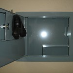 Hidden, Lockable Metal Fuse Box Diversion Wall Safe