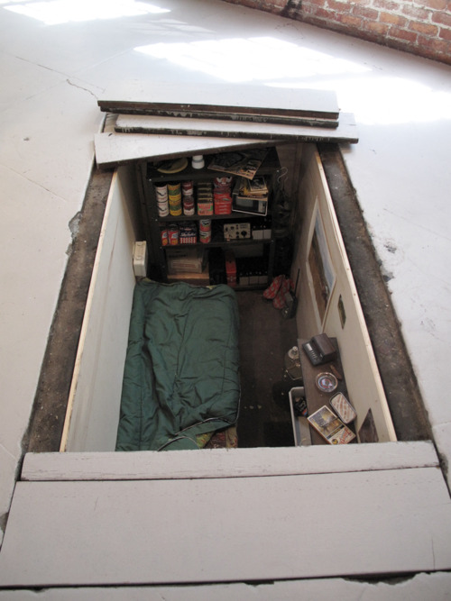 Concealed underground survival bunker