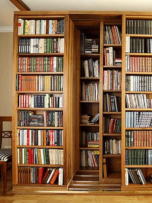 Sliding Bookcases – Several Deep