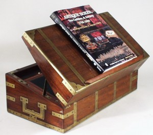 Captain's box with false bottom and secret compartments