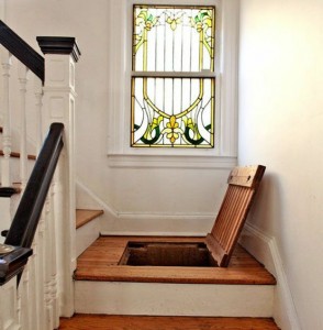 Trap Door in Floor on Stairs