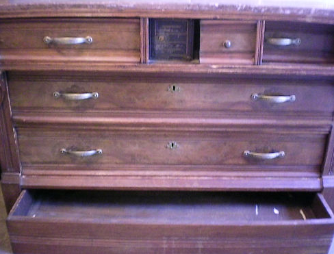 Dresser with Secret Safe Built In