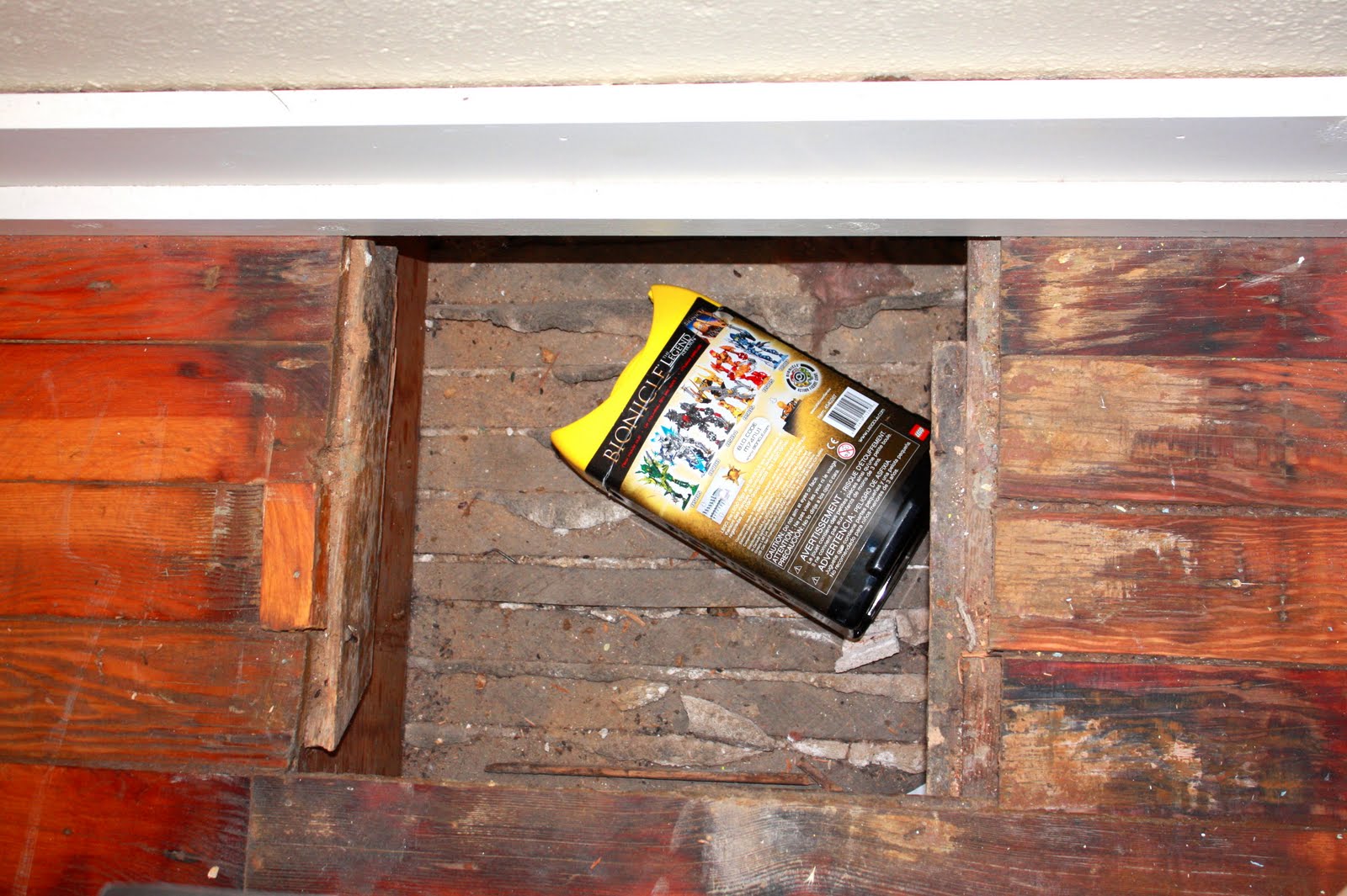 Secret Compartment in Floor of Church