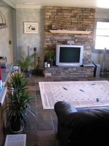 Hot Tub Hidden Under Rug