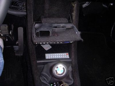 Secret Pistol Stash Compartment in BMW