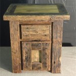 Bedside Table with Hidden Compartment