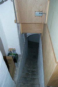 Bookcase Door Conceals Underground Tunnel