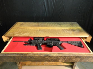 Hidden Drawer Compartment in Table