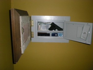 Hidden Wall Safe Behind Picture Frame