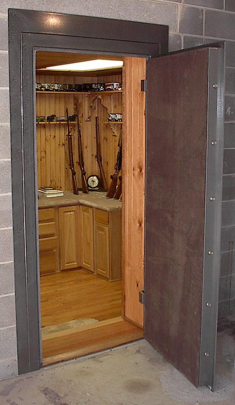 Gun Room with Secure Vault Door