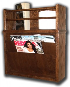 Hidden Compartment Magazine Rack