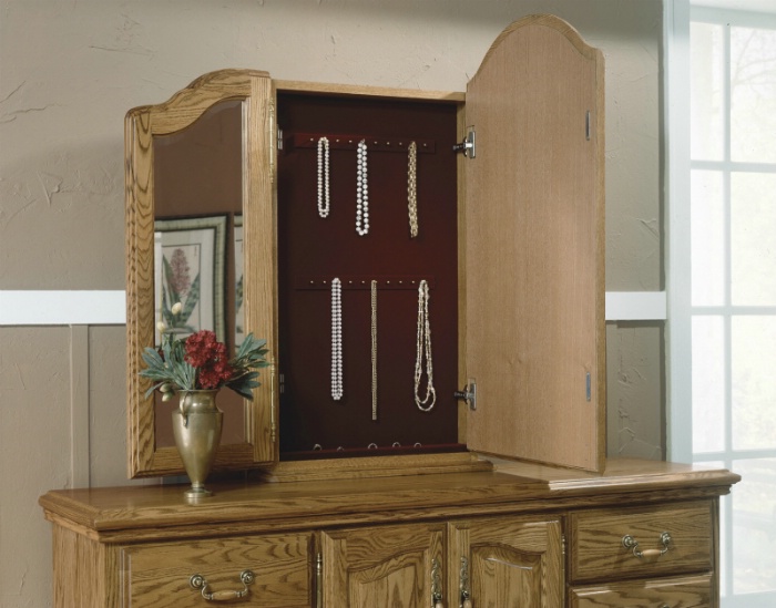 Secret Jewelry Compartment Behind Mirror