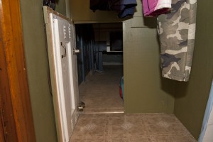 Door to Hidden Room in Closet